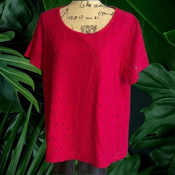 Beautiful lined short sleeve top - Picture 1 of 10